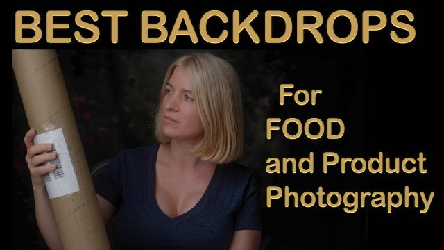 'Best afortable food and product photography backdrops'