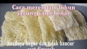 'Cara merendam bihun jagung yang benar'