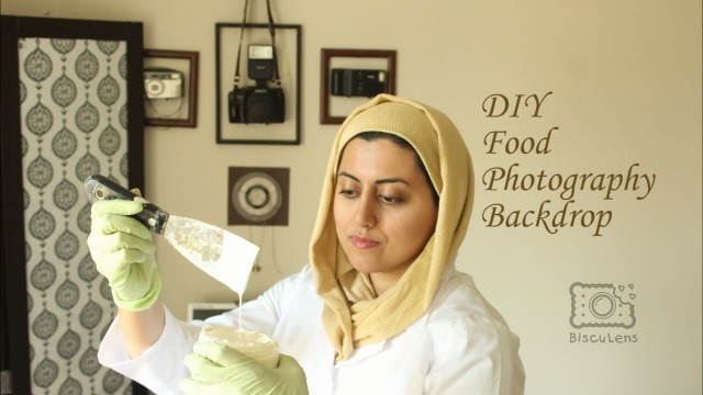 'DIY Backdrop for Food Photography'