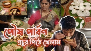 'পিঠে পার্বণ মাদার্স হাটে | Indian Food Reviewer Vlog | Nadia Vlog Series 2'