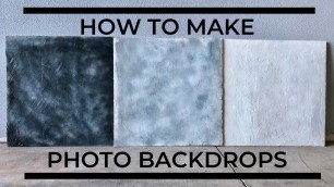 'How To Make Photo Backdrops- Food Photography DIY basics for Bloggers and Vloggers!'