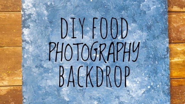 'DIY Food photography backdrop at home | Very cheap and easy to make | How to make backdrop at home'