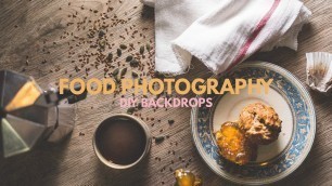 'Free DIY Backdrops for Food Photography'