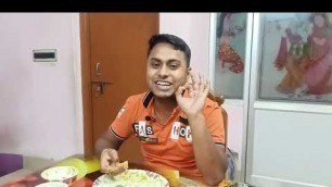 'আমার চ্যানেলে প্রথম মা এর হাতের রান্না || First video || Food Reviewer || Special Egg Carry ||'