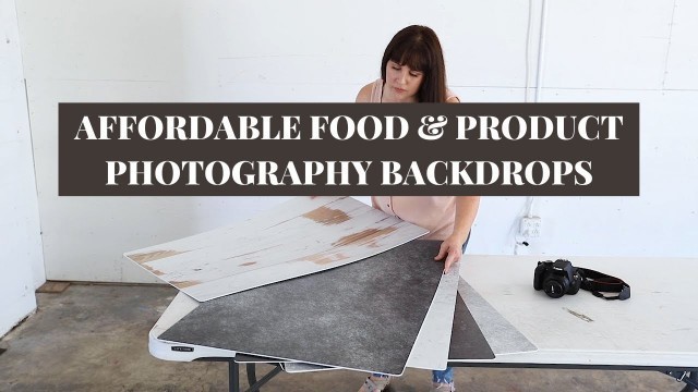 'Food & Product Photography Backdrops'