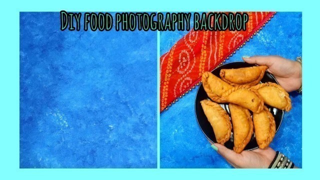 'How to make backdrop at home/ DIY food photography backdrop at home/very cheap and easy to make#easy'