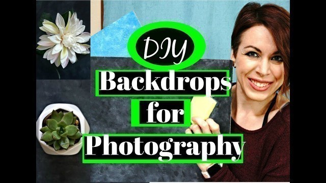 'Best DIY Photography Backgrounds | Product Photography Backdrops | Instagram Backdrops| Home Studio'