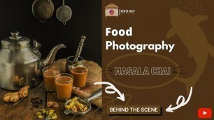 'DIY Food Photography backdrop | masala chai | fotohutstudio'