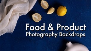 'Food & Product Photography Backdrops - Teaser'