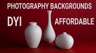 'DYI backdrops for food and product photography. Under $20'