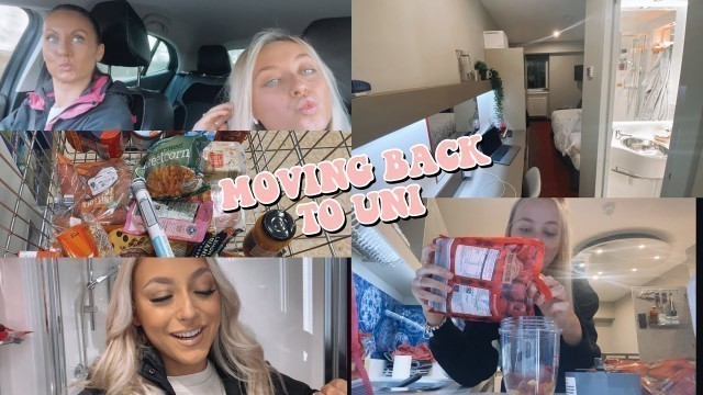 'MOVE BACK TO UNI WITH ME!! Food Haul, Room Tour and Moreee'