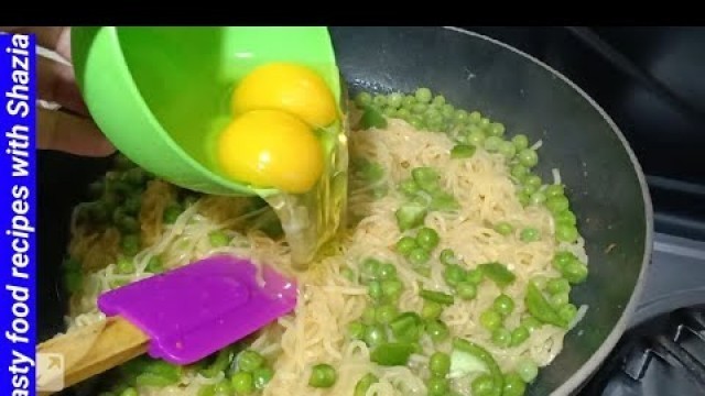 'Noodles||matar noodles easy recipe|| by tasty food recipes with Shazia'