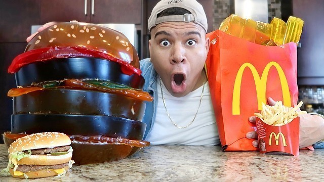 'DIY GIANT GUMMY McDONALD\'S! (100+ LBS)'