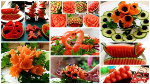 '10 Tricks With Fruits And Veggies - Creative Food Art Ideas'