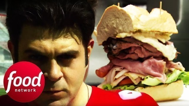 'Adam Takes On The 2.5 LB Dagwood Sandwich In Ohio | Man v Food'