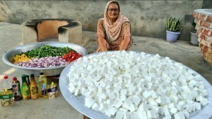 'PANEER RECIPE BY MY GRANNY | CHILLI PANEER | INDIAN RECIPES | VILLAGE COOKING | PANEER RECIPES'