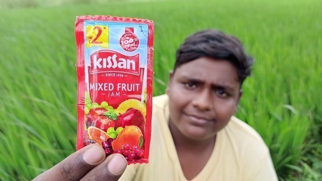 'Kissan Jam Making at Home|கிஸான் ஜாம் வீட்டிலே செய்யலாம்|Small Boy Suppu|Village Food Safari'