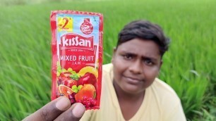 'Kissan Jam Making at Home|கிஸான் ஜாம் வீட்டிலே செய்யலாம்|Small Boy Suppu|Village Food Safari'