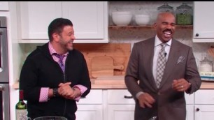 'Adam Richman makes it Straight Up Tasty! || STEVE HARVEY'