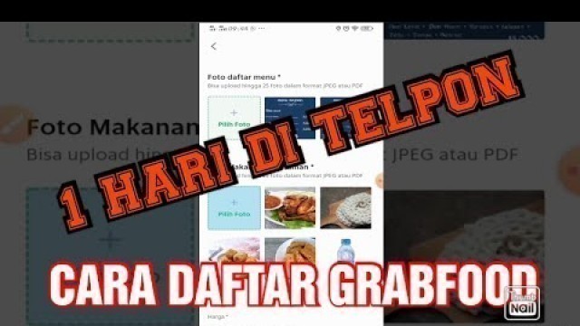 'Cara Daftar Grabfood Merchant 2020 di Jamin Acc 1 Hari'