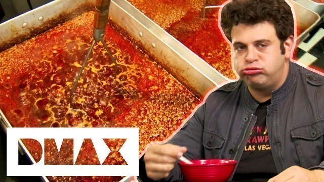 'Adam Takes One Of The Oldest Food Challenges In America | Man V Food'