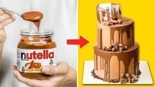 'Transform Chocolate Cake And Nutella Hacks | Incredibly Simple Food Ideas, Recipes And Tricks'