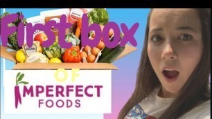 'Imperfect Foods???/Unboxing #Imperfectfoods'