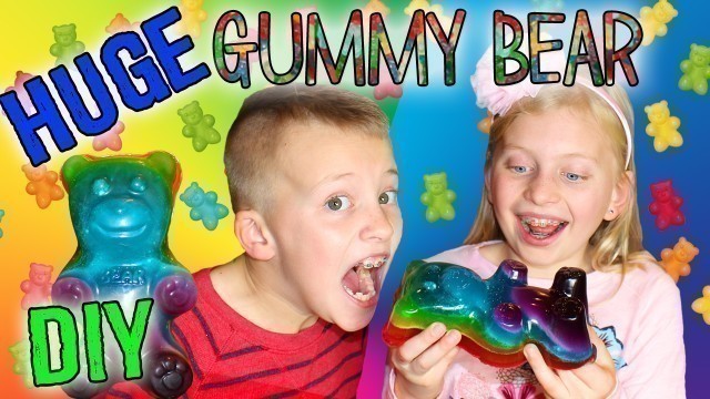 'YUMMY GUMMY FOODS! Making the World\'s Largest Gummy Bear, Gummy Worms & Gummy Fish'