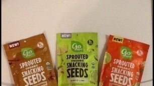 'Go Raw by Freeland Foods - Organic Raw Living Food Snacks - Part 4: Snacking Seeds'