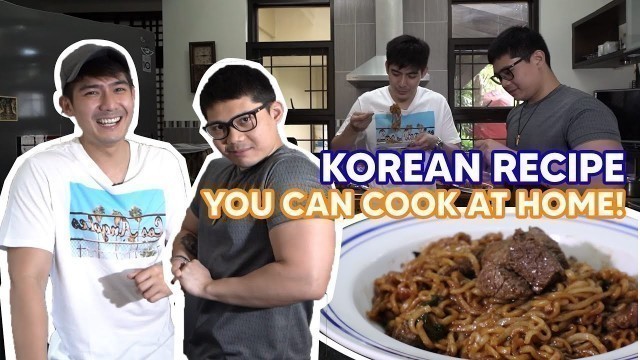 'COOKING THE FAMOUS KOREAN DISH RAMDON PLUS MY FAVORITE K-DRAMAS (ft. Chef Maro) | Robi Domingo'