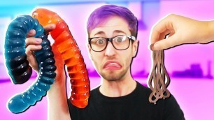 'GUMMY FOOD vs. REAL FOOD CHALLENGE'