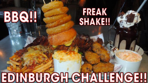 'SCOTTISH FOOD CHALLENGE IN EDINBURGH!!'