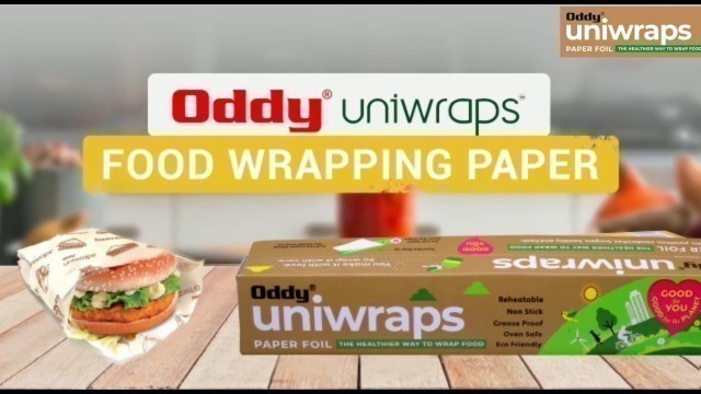 'Eco Friendly food wrapping paper | Oddy Uniwraps paper Foil'