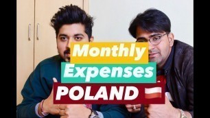 'Monthly Expenses in POLAND | TRAVEL | LIVING | FOOD !'