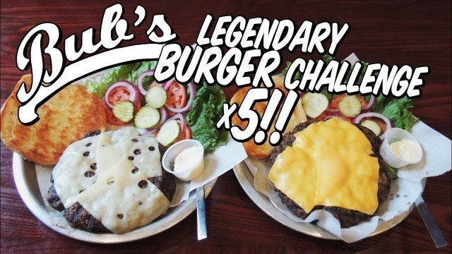 'Bub\'s Big Ugly Burger Challenge From Man vs Food: Indianapolis!!'