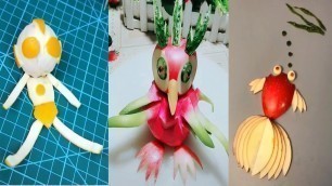 '12 Tricks With Fruits And Veggies - Creative Food Art Ideas'