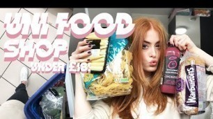 'WEEKLY UNI FOOD SHOP UNDER £18! | MsRosieBea'