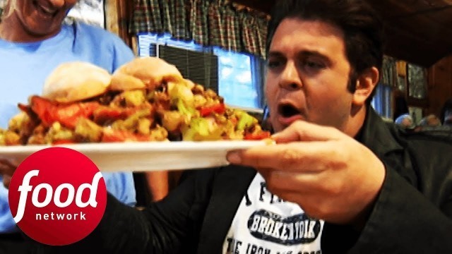 'Will Adam Beat This Frittata Challenge Or Will He Leave With Fri-Nada | Man v Food'