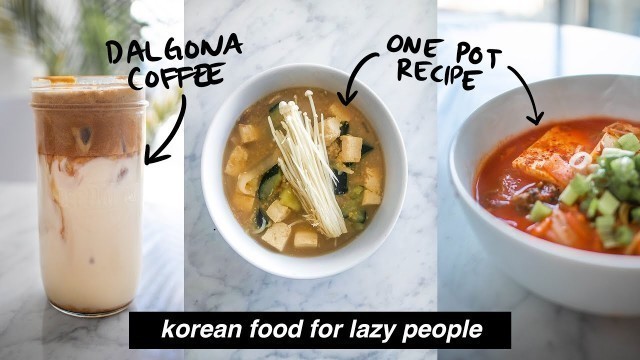 'Easy Korean Food Recipes: Full Day Of Eating'