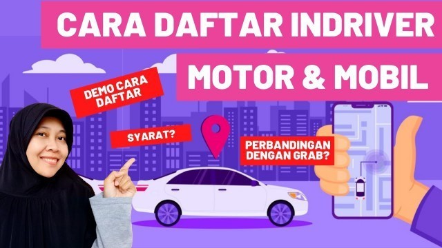 'CARA DAFTAR OJEK ONLINE INDRIVER & BOCORAN DAFTAR LEWAT HP'