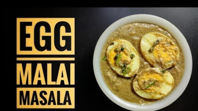 'EGG MALAI MASALA II  முட்டை மலாய் மசாலா II CREATIVE FOOD CORNER II'