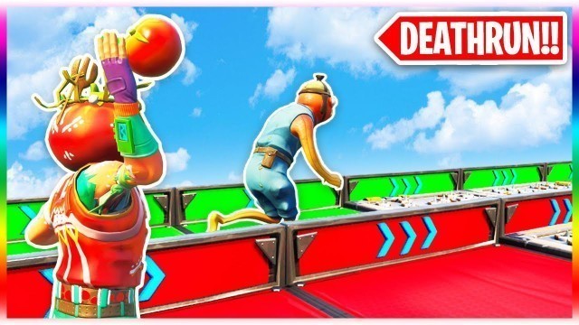 'The FAST FOOD Duo Default Deathrun Race! (Fortnite Creative Mode)'