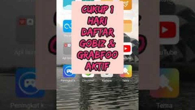 'Cara cepat Daftar gofood & grabfood online 1 hari aktif 2020 real || part1....'