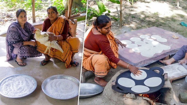 'Muscovy Duck with Rice Roti Cooking Recipes by Village Food Life'