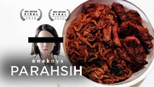 'MI VIRAL JJAPAGURI | MOVIE \"Parasite\" Steak Chapaguri (Ram-don Jjapaguri) COOKING ASMR'