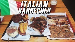 'Massive Italian BBQ Man vs Food Challenge in Rome, Italy!!'