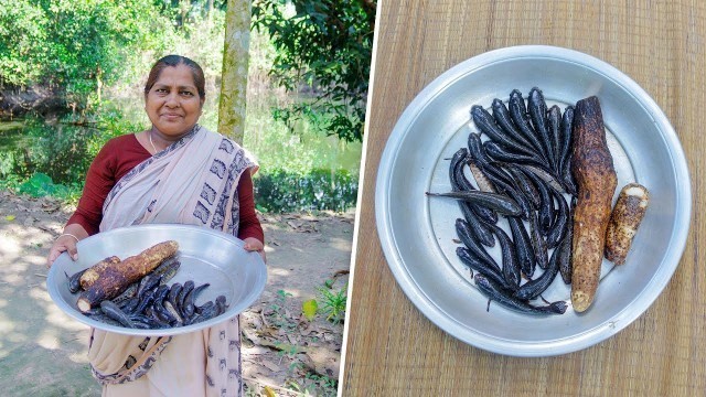 'Purple Yam and Fish Village Cooking Recipe by Village Food Life'