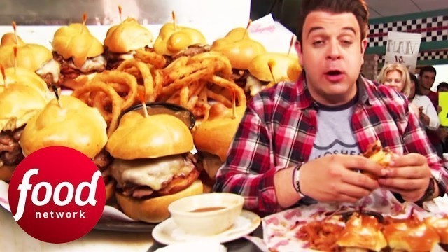 'Will This Brisket-Filled Slider Challenge Defeat Adam?! | Man v Food'