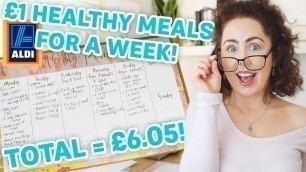 '£6.00 Weekly Meal Plan | EASY Healthy Eating On a Tight Budget 2020'