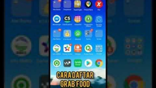 'Cara daftar grabfood dari hape'